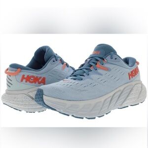 Hoka Gaviota 4 Blue/Coral Shoes
